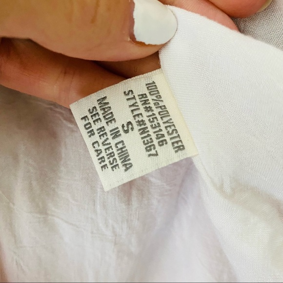 Good Luck Gem Off The Shoulder Cropped Striped Blouse Red/White Sz Small - Picture 8 of 9